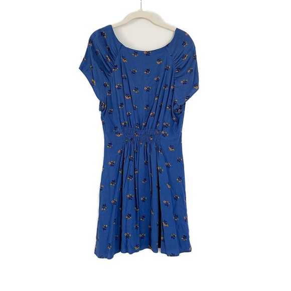 Free People Everyone's Favorite Mini Dress Blue Size Medium NWT - Picture 7 of 7